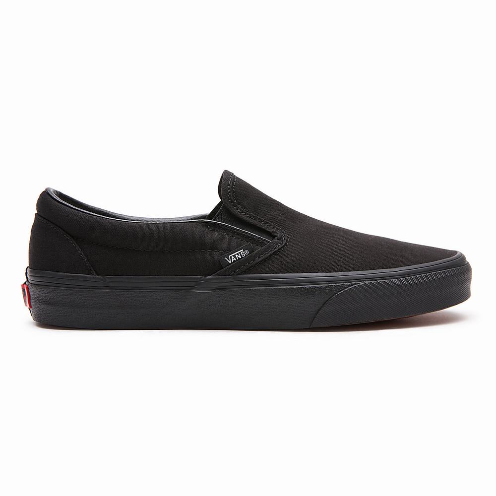 Men's Vans Classic Slip On Shoes Black | USA93014