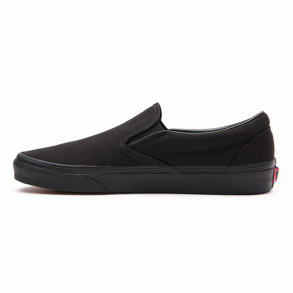 Men's Vans Classic Slip On Shoes Black | USA93014