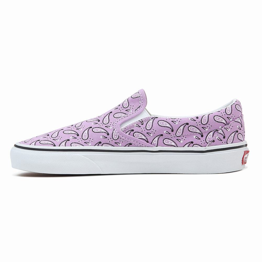 Men's Vans Classic Slip On Shoes Pink | USA96731