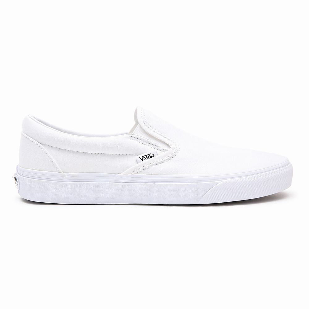 Men's Vans Classic Slip On Shoes White | USA01832