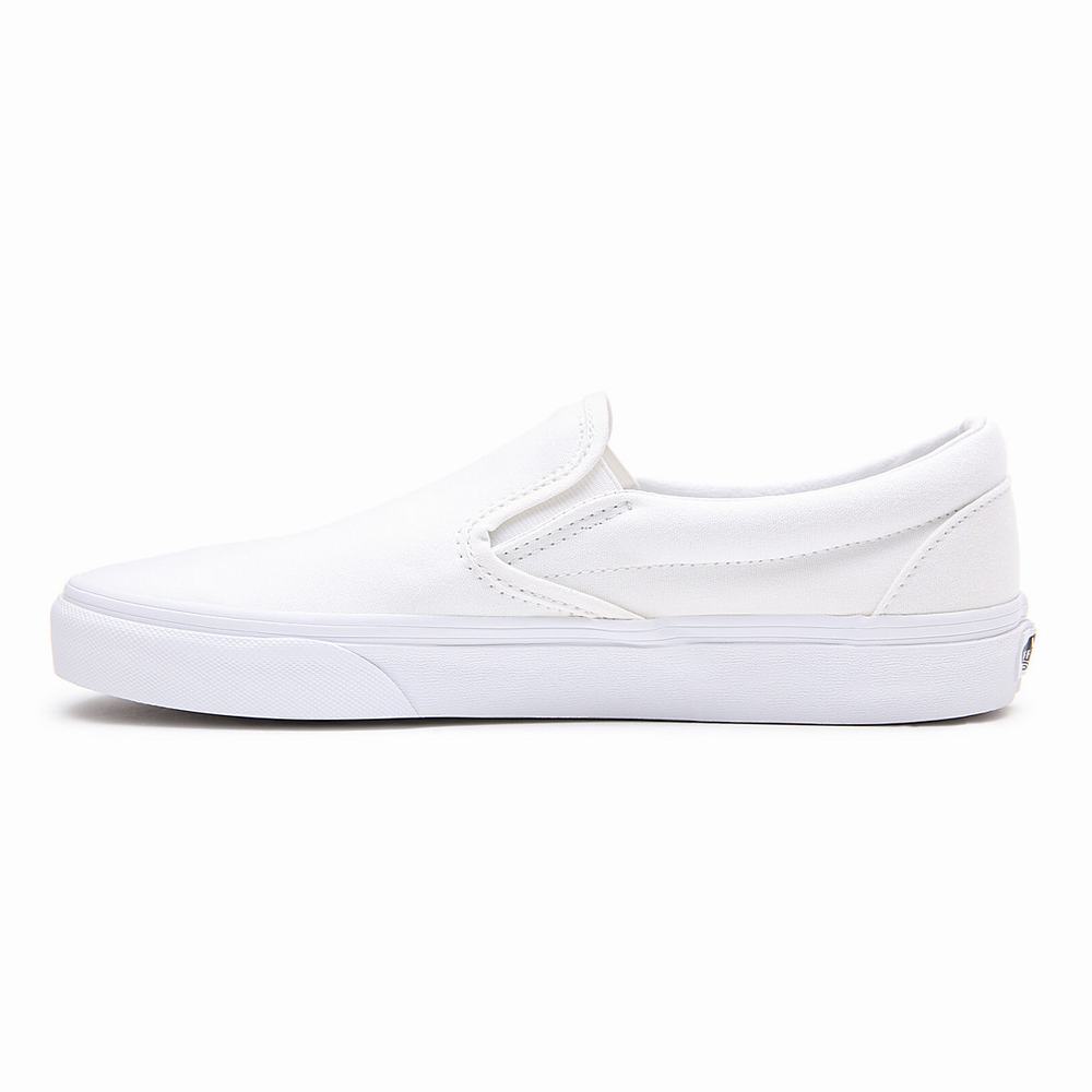 Men's Vans Classic Slip On Shoes White | USA01832