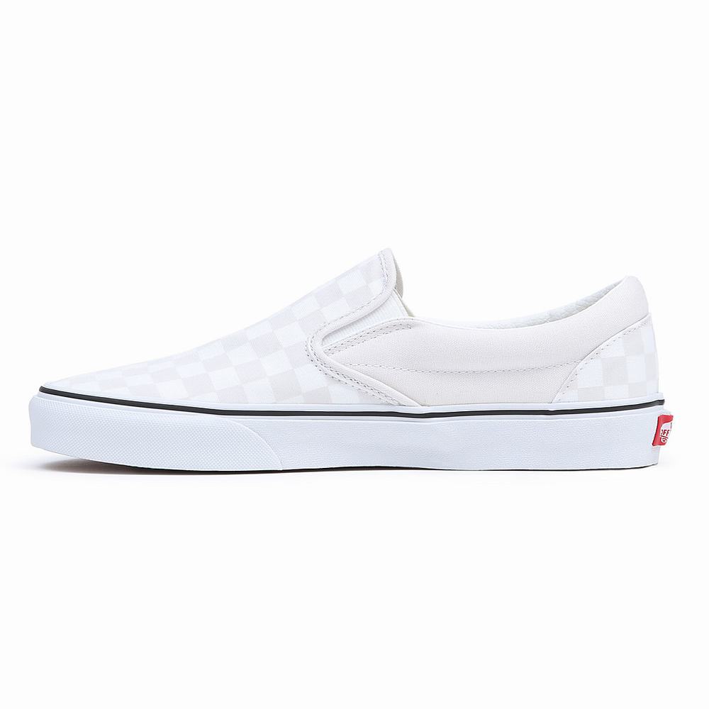 Men's Vans Classic Slip On Shoes White | USA71032