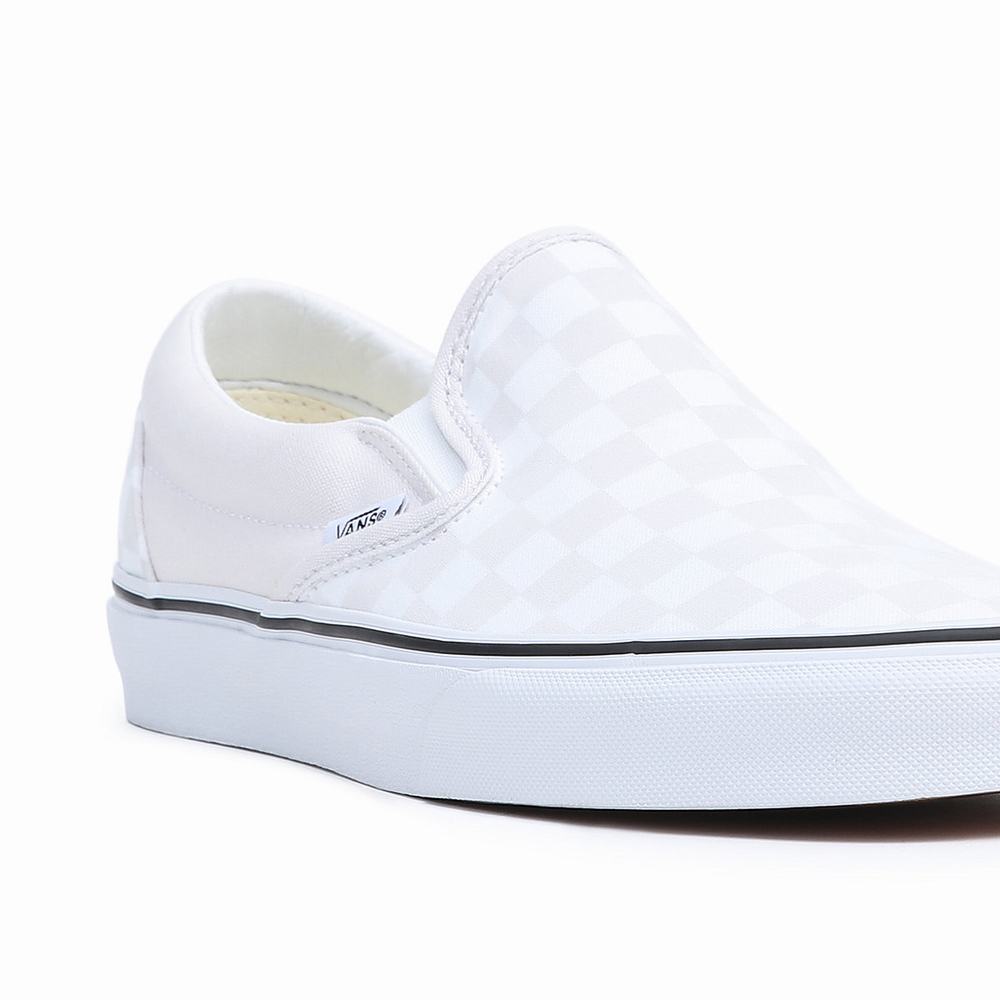 Men's Vans Classic Slip On Shoes White | USA71032