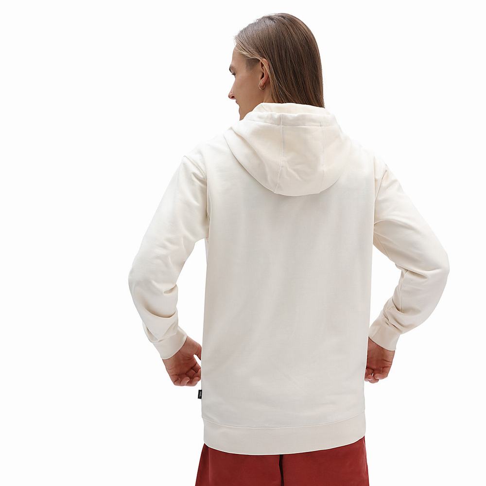 Men's Vans Classic Sport Crew Hoodie White | USA89654