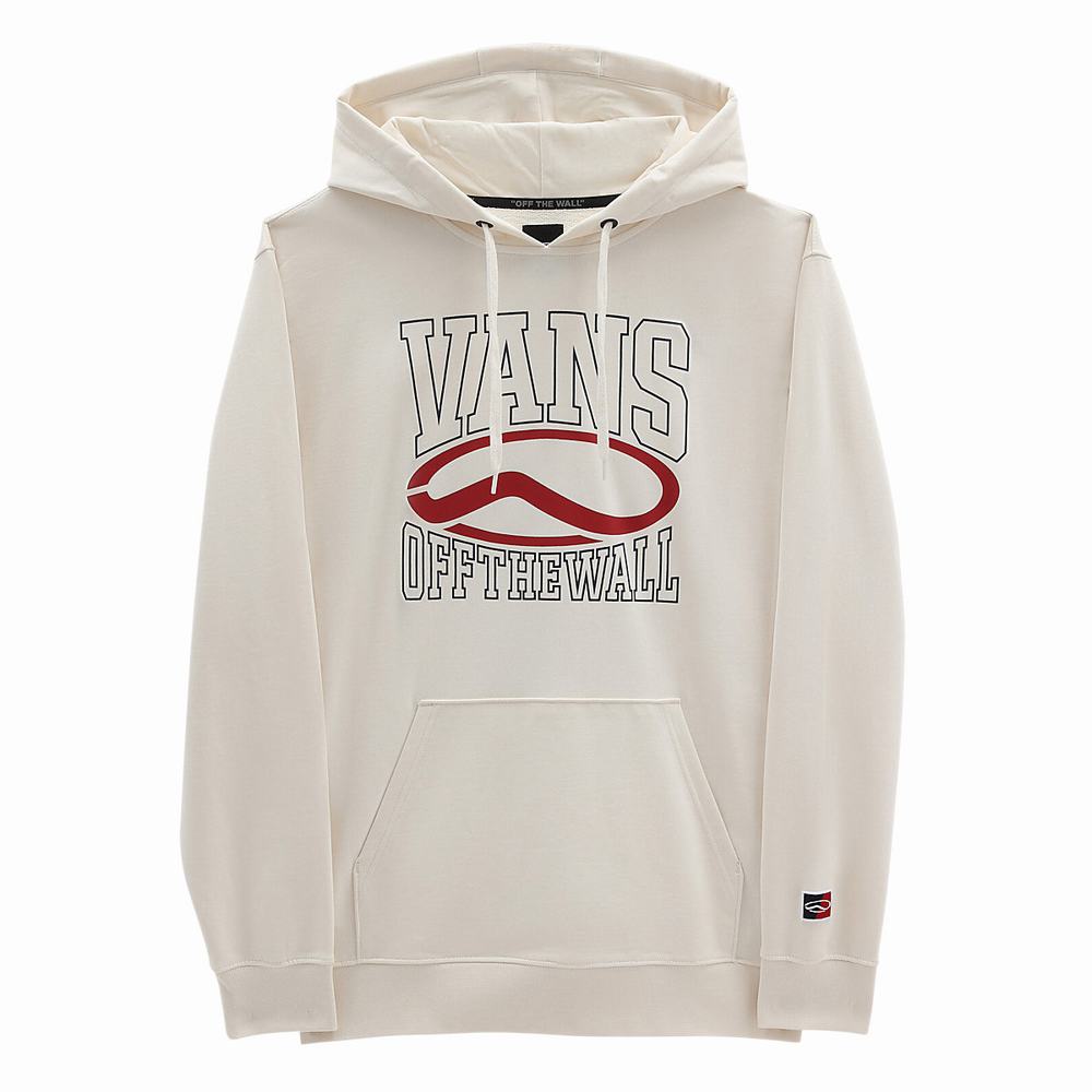 Men's Vans Classic Sport Crew Hoodie White | USA89654