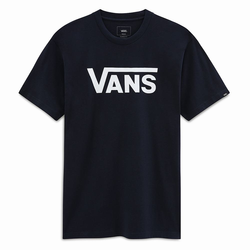 Men's Vans Classic T Shirts Blue / Navy | USA01432