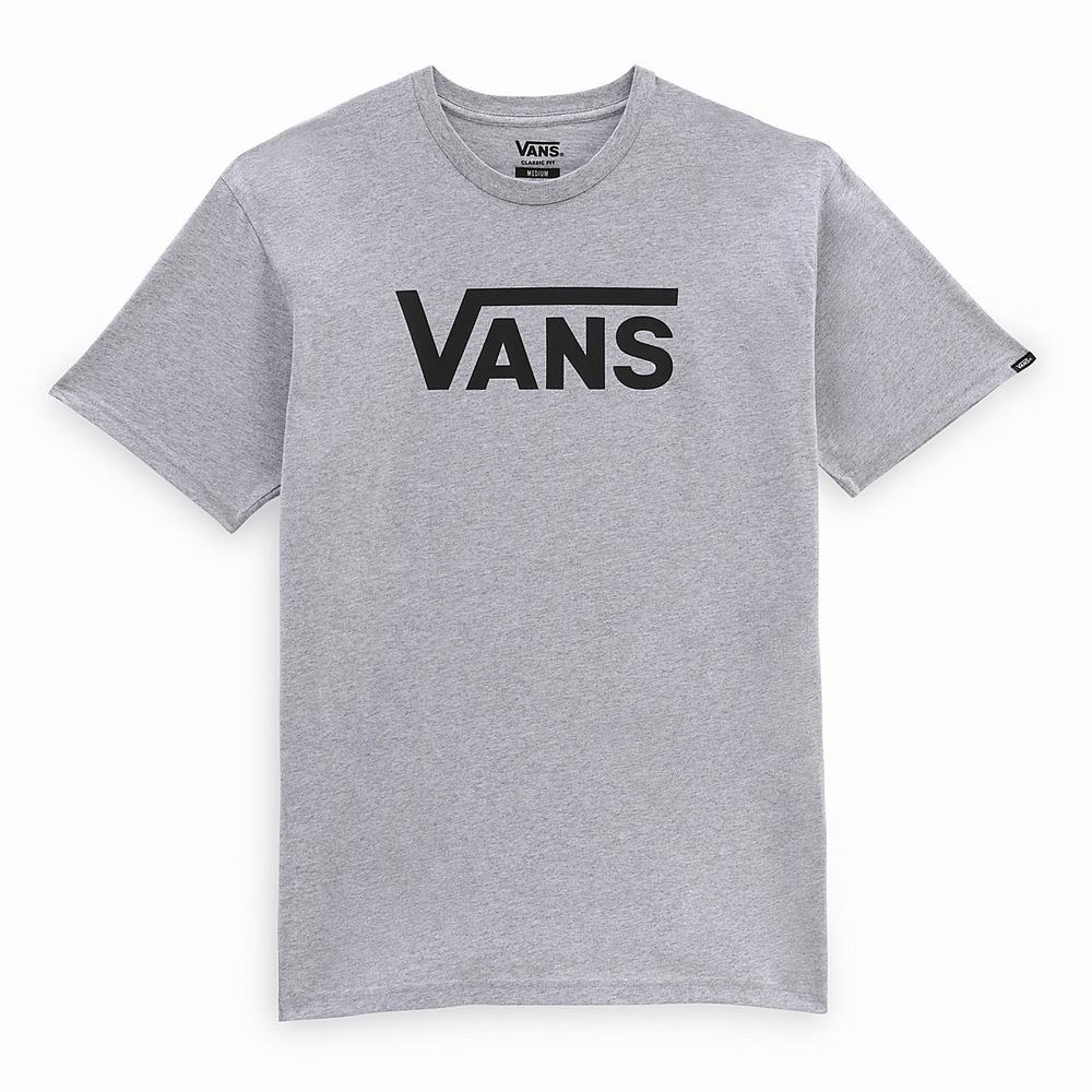 Men's Vans Classic T Shirts Grey | USA67923