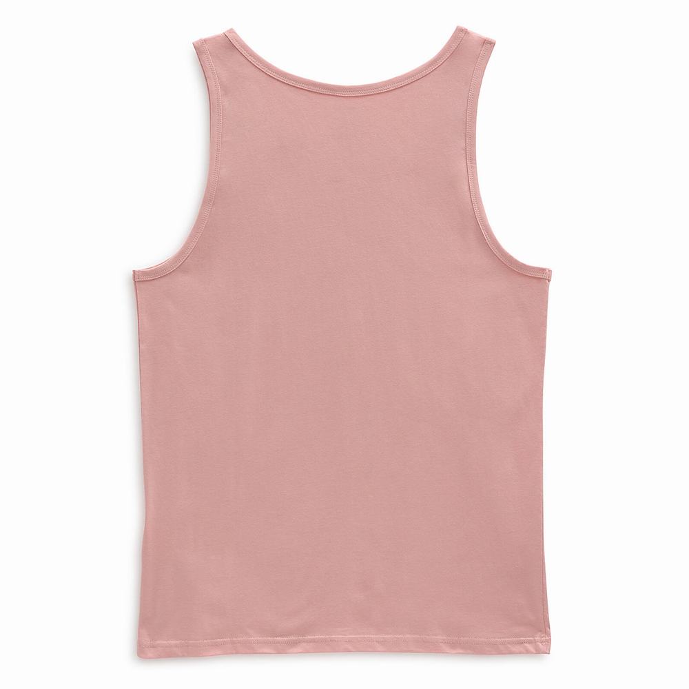 Men's Vans Classic Tank Tanks Pink | USA63120