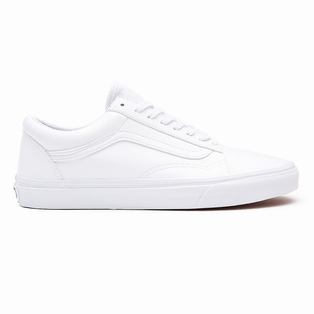 Men's Vans Classic Tumble Old Skool Sneakers White | USA42896