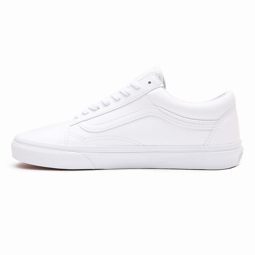 Men's Vans Classic Tumble Old Skool Sneakers White | USA42896