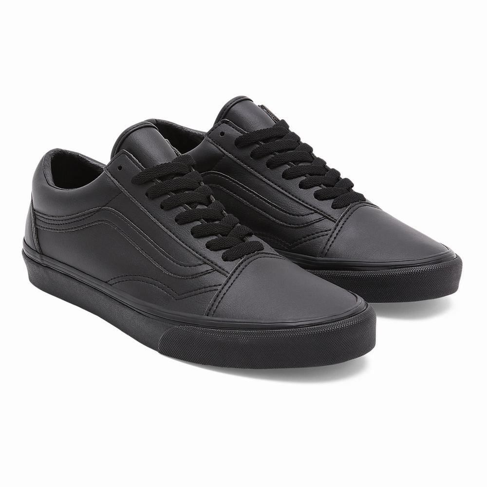 Men\'s Vans Classic Tumble Old Skool Sneakers Black | USA45837