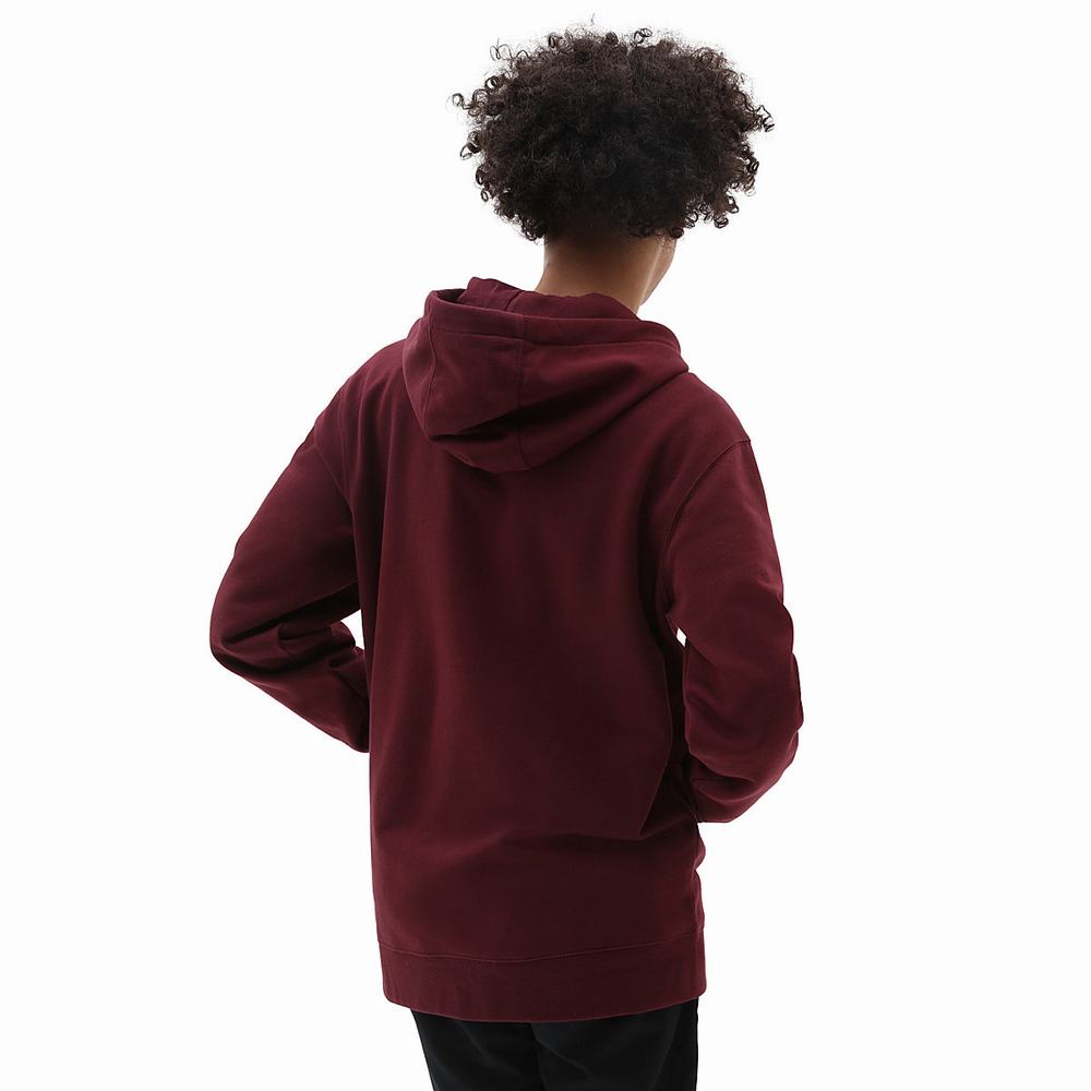 Men's Vans Classic Zip Hoodie Red | USA86912