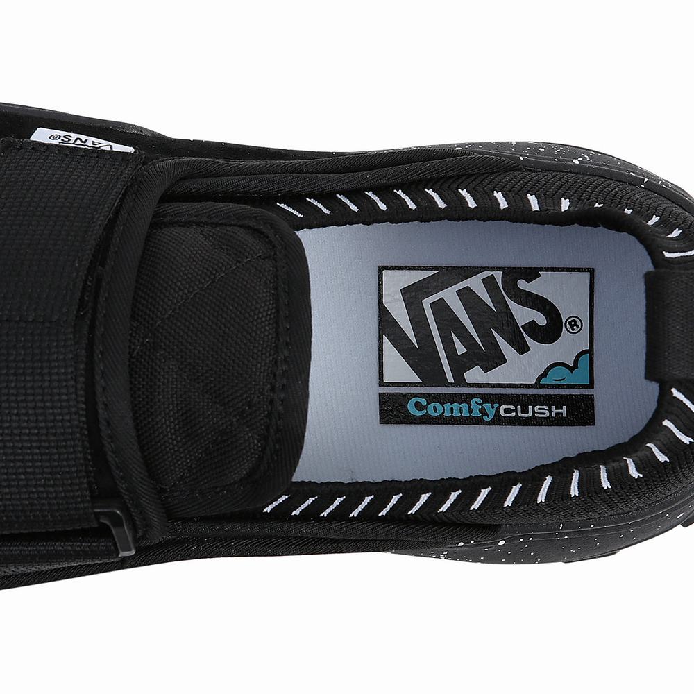 Men's Vans Coast ComfyCush Sneakers Black | USA45893