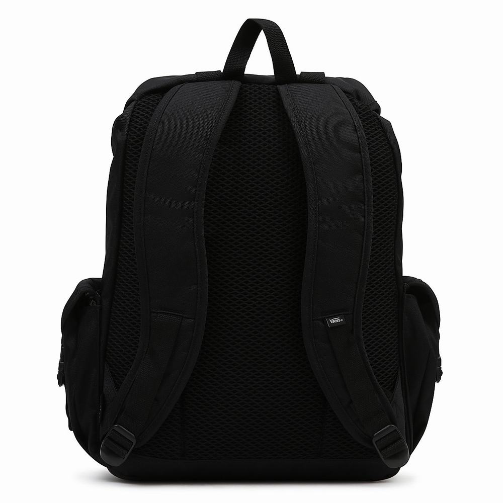 Men's Vans Coastal Backpacks Black | USA30754