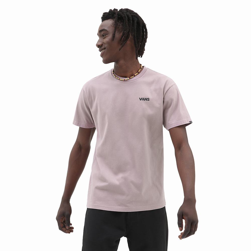 Men's Vans Coasting In T Shirts Pink | USA98206