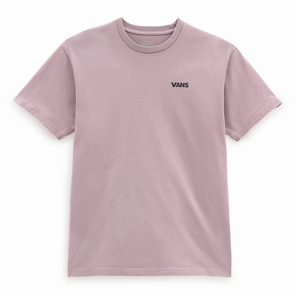 Men's Vans Coasting In T Shirts Pink | USA98206