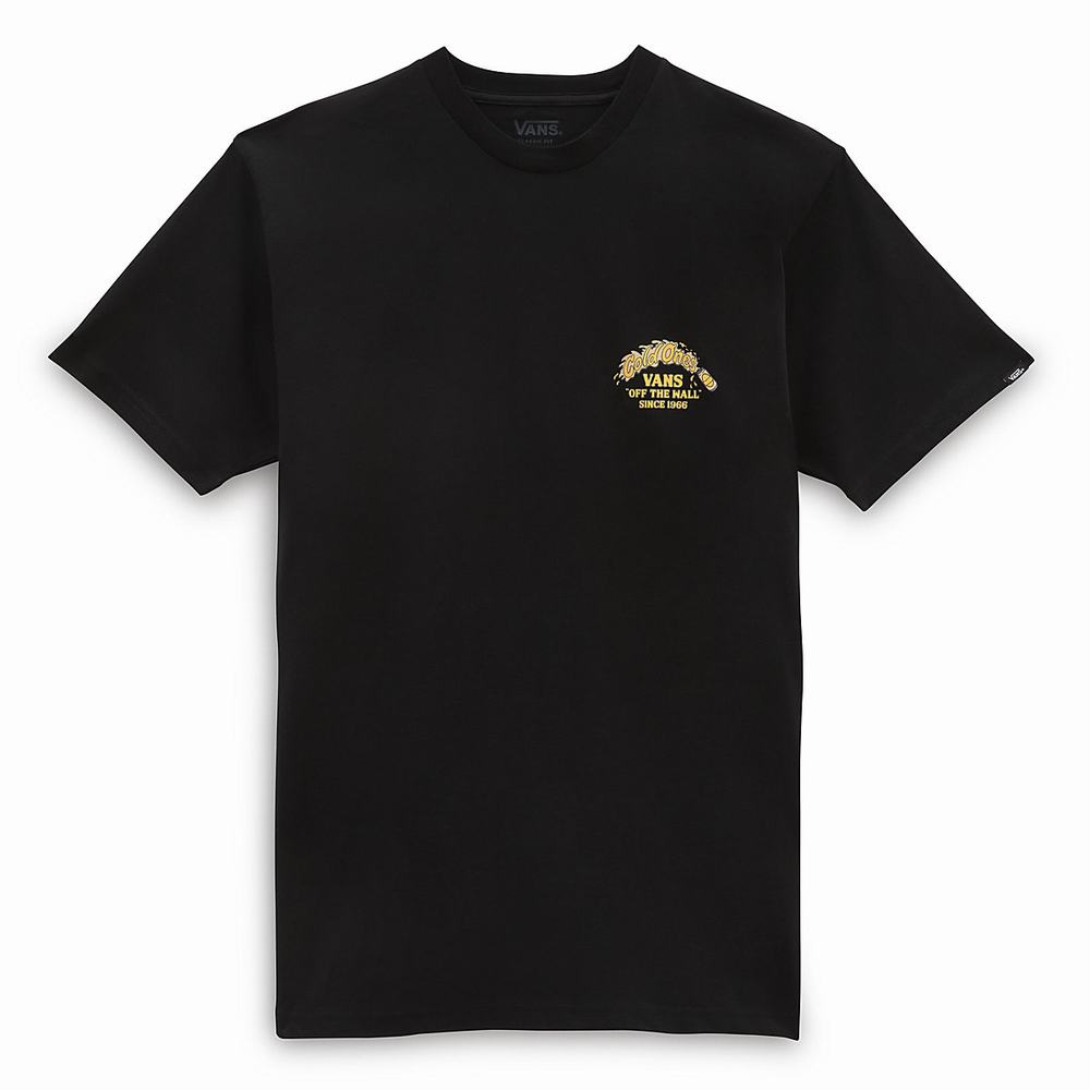 Men's Vans Cold Ones T Shirts Black | USA94370