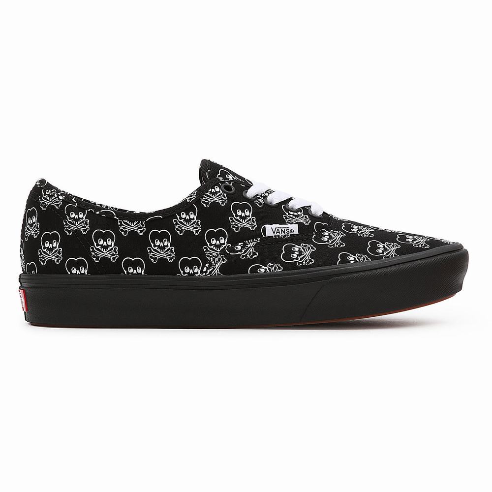 Men's Vans Coldhearted ComfyCush Authentic Sneakers Black | USA54230