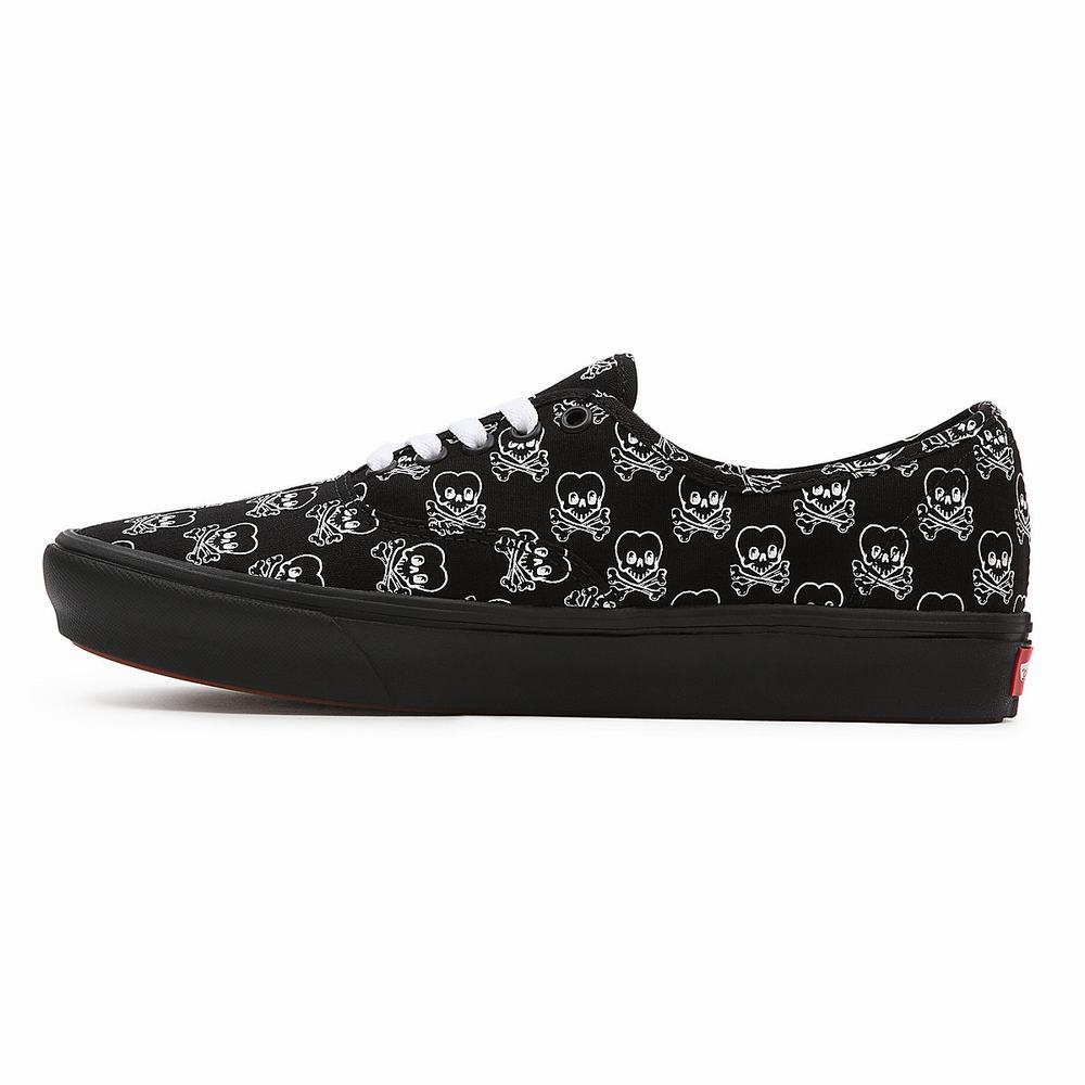 Men's Vans Coldhearted ComfyCush Authentic Sneakers Black | USA54230