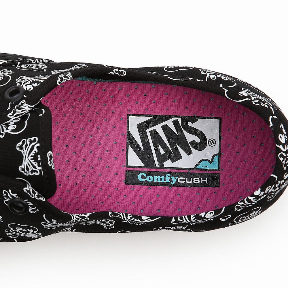 Men's Vans Coldhearted ComfyCush Authentic Sneakers Black | USA54230