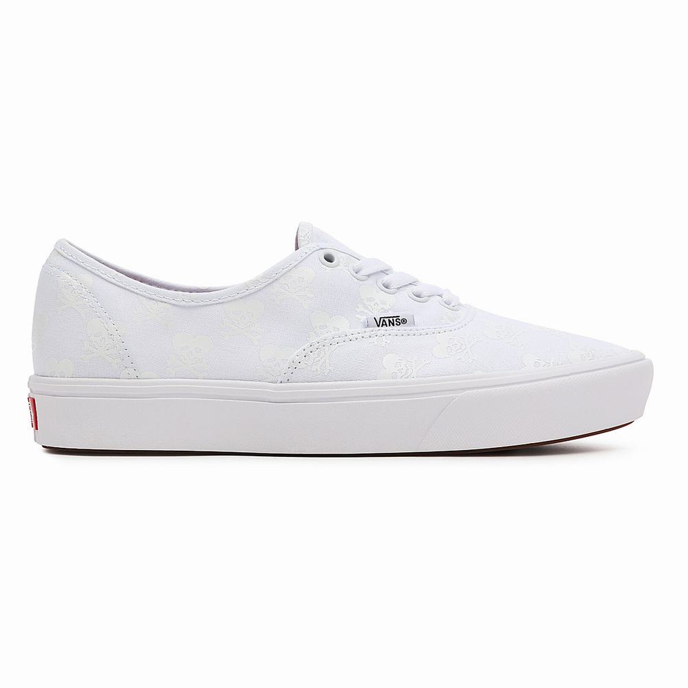 Men's Vans Coldhearted ComfyCush Authentic Sneakers White | USA65320