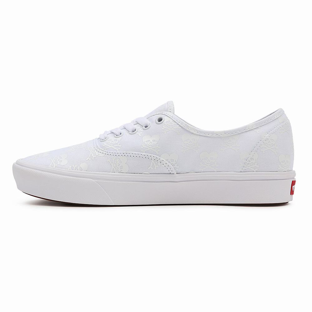 Men's Vans Coldhearted ComfyCush Authentic Sneakers White | USA65320