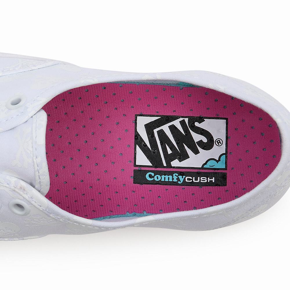 Men's Vans Coldhearted ComfyCush Authentic Sneakers White | USA65320