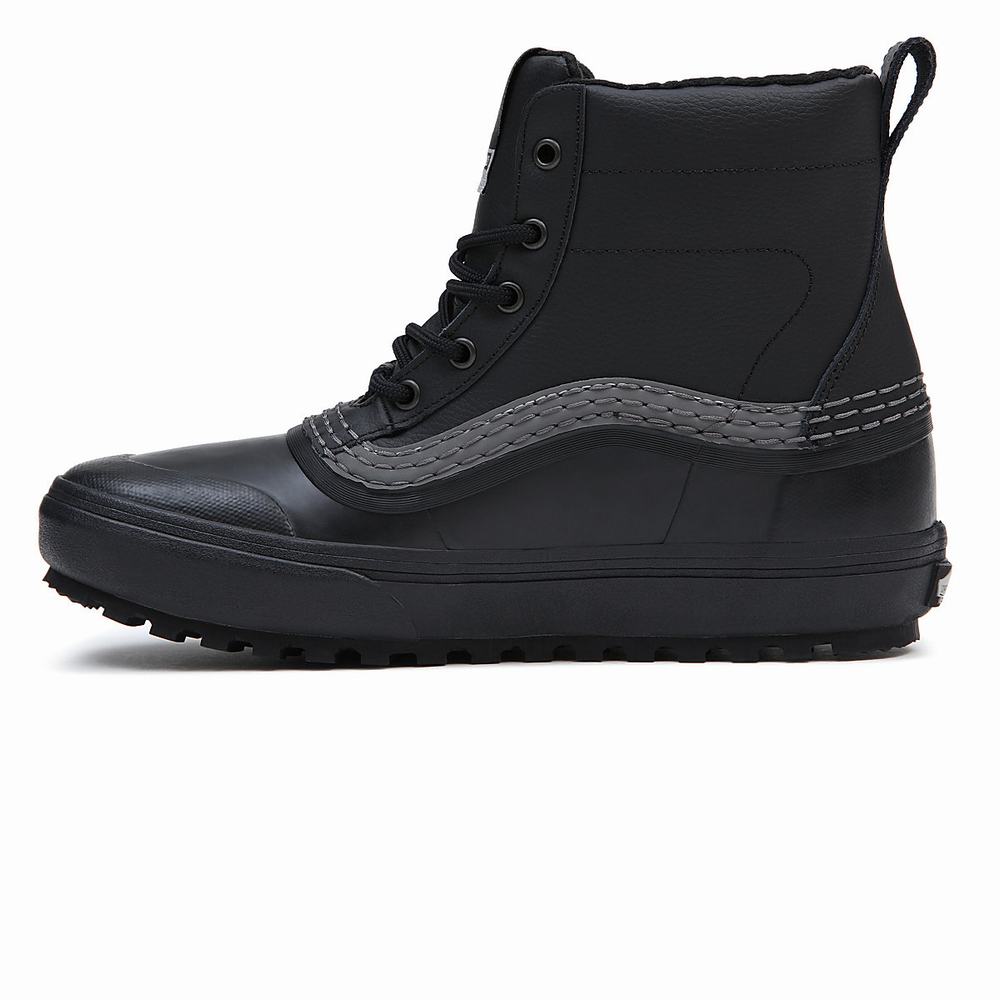 Men's Vans Cole Navin Standard Mid Snow MTE Snow Boots Black | USA57649