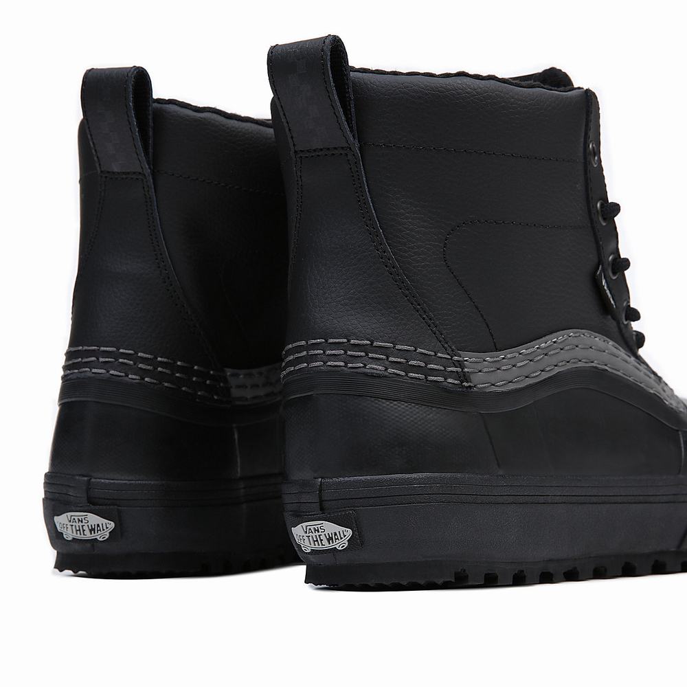 Men's Vans Cole Navin Standard Mid Snow MTE Snow Boots Black | USA57649