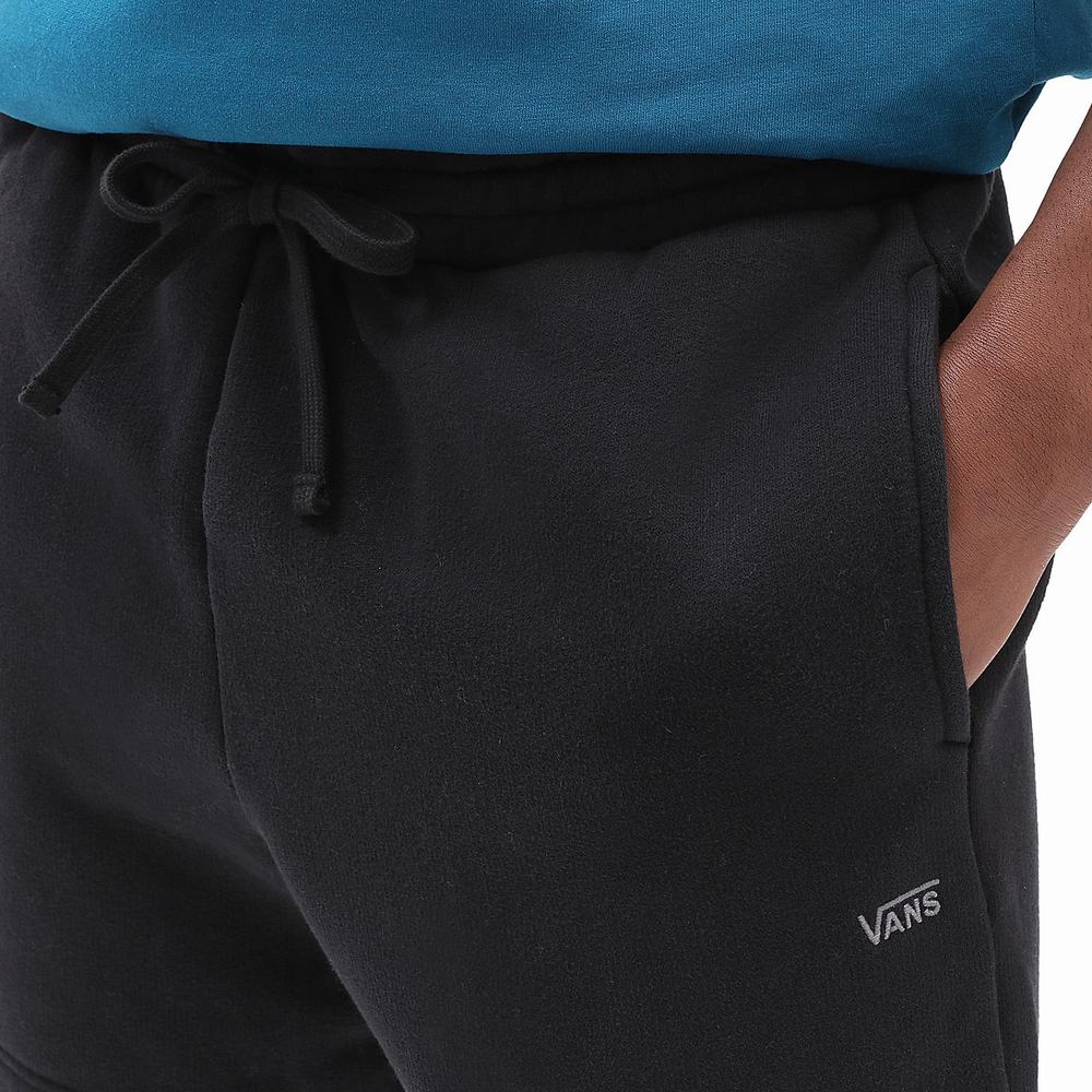 Men's Vans ComfyCush Fleece Shorts Black | USA45763