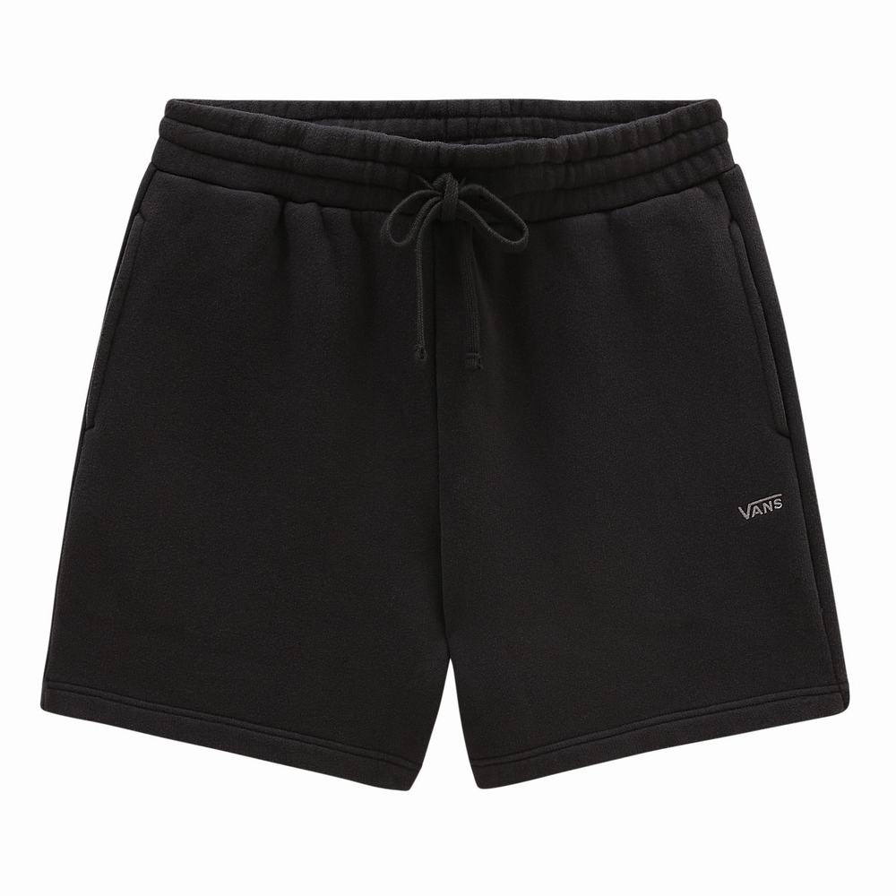 Men's Vans ComfyCush Fleece Shorts Black | USA45763