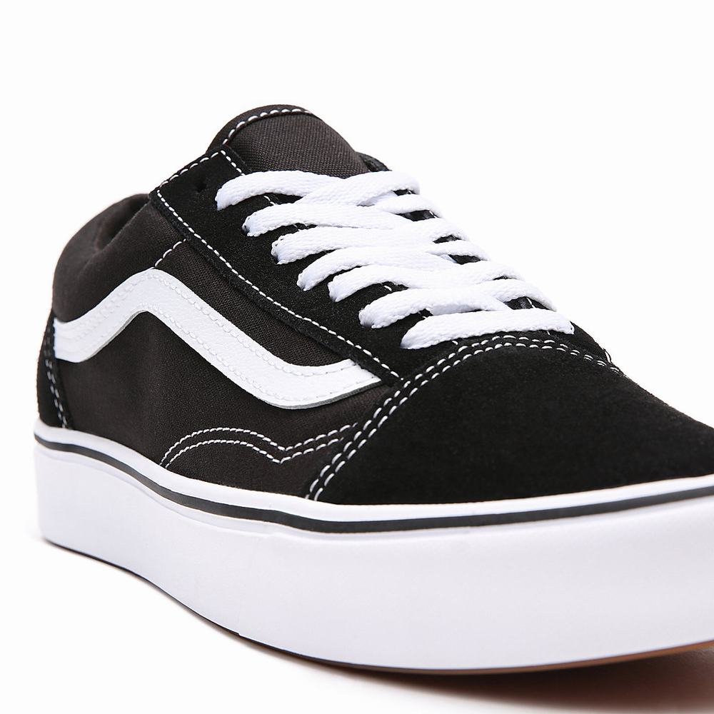 Men's Vans ComfyCush Old Skool Low Top Shoes Black | USA68504