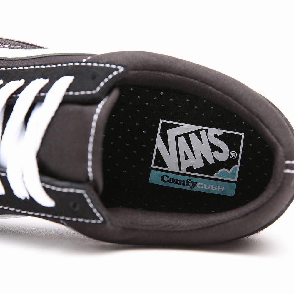 Men's Vans ComfyCush Old Skool Low Top Shoes Black | USA68504