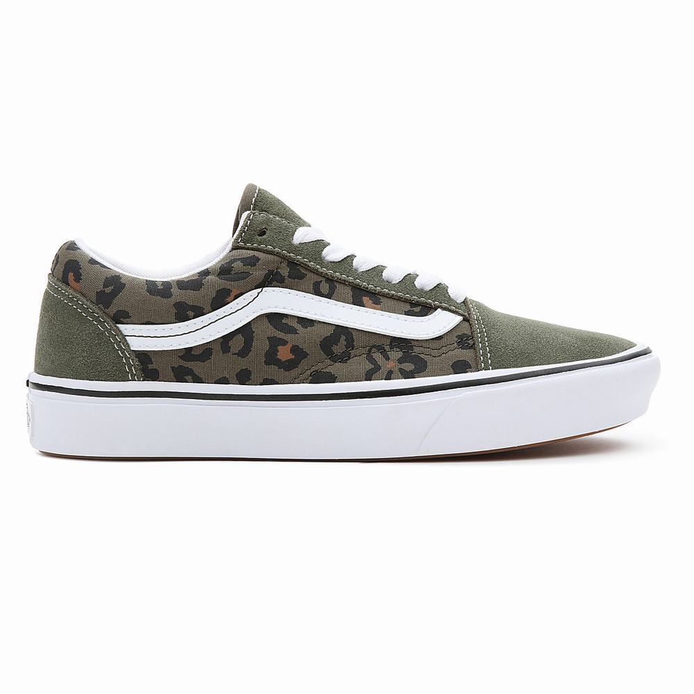 Men's Vans ComfyCush Old Skool Sneakers Green | USA70648