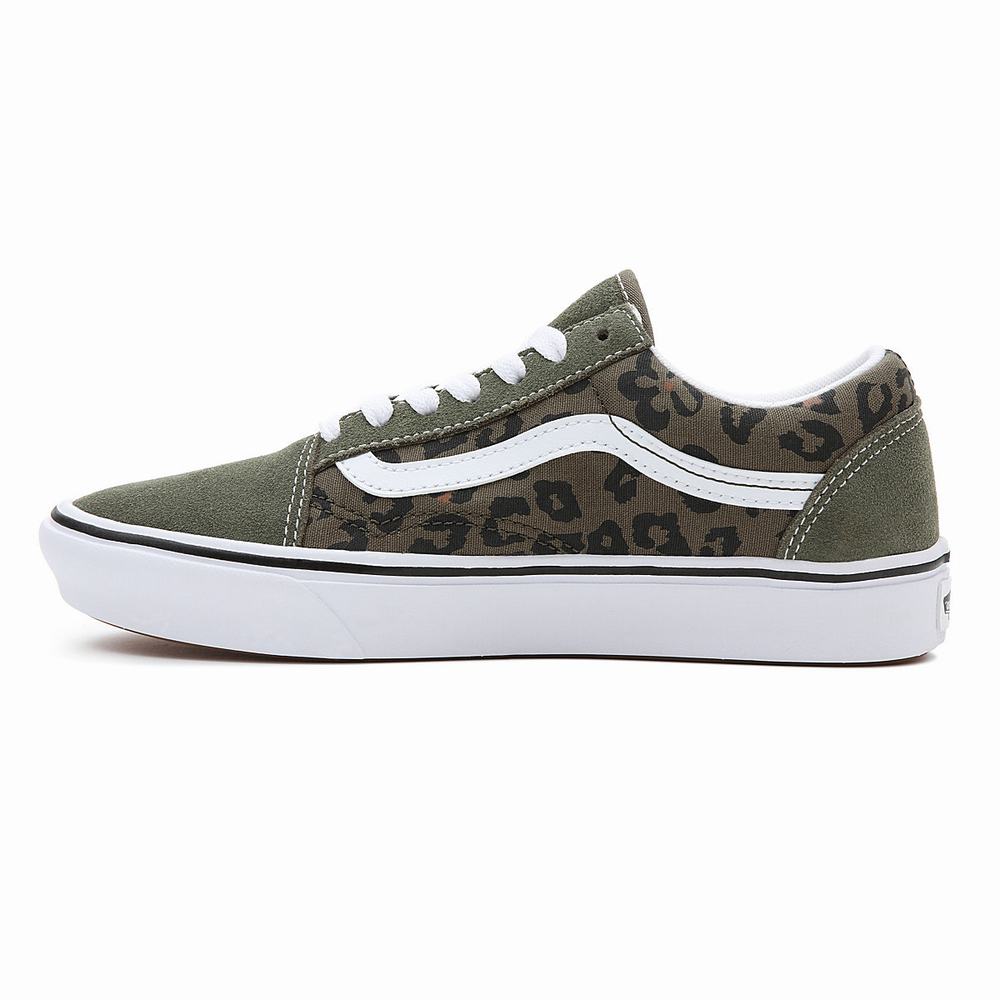 Men's Vans ComfyCush Old Skool Sneakers Green | USA70648