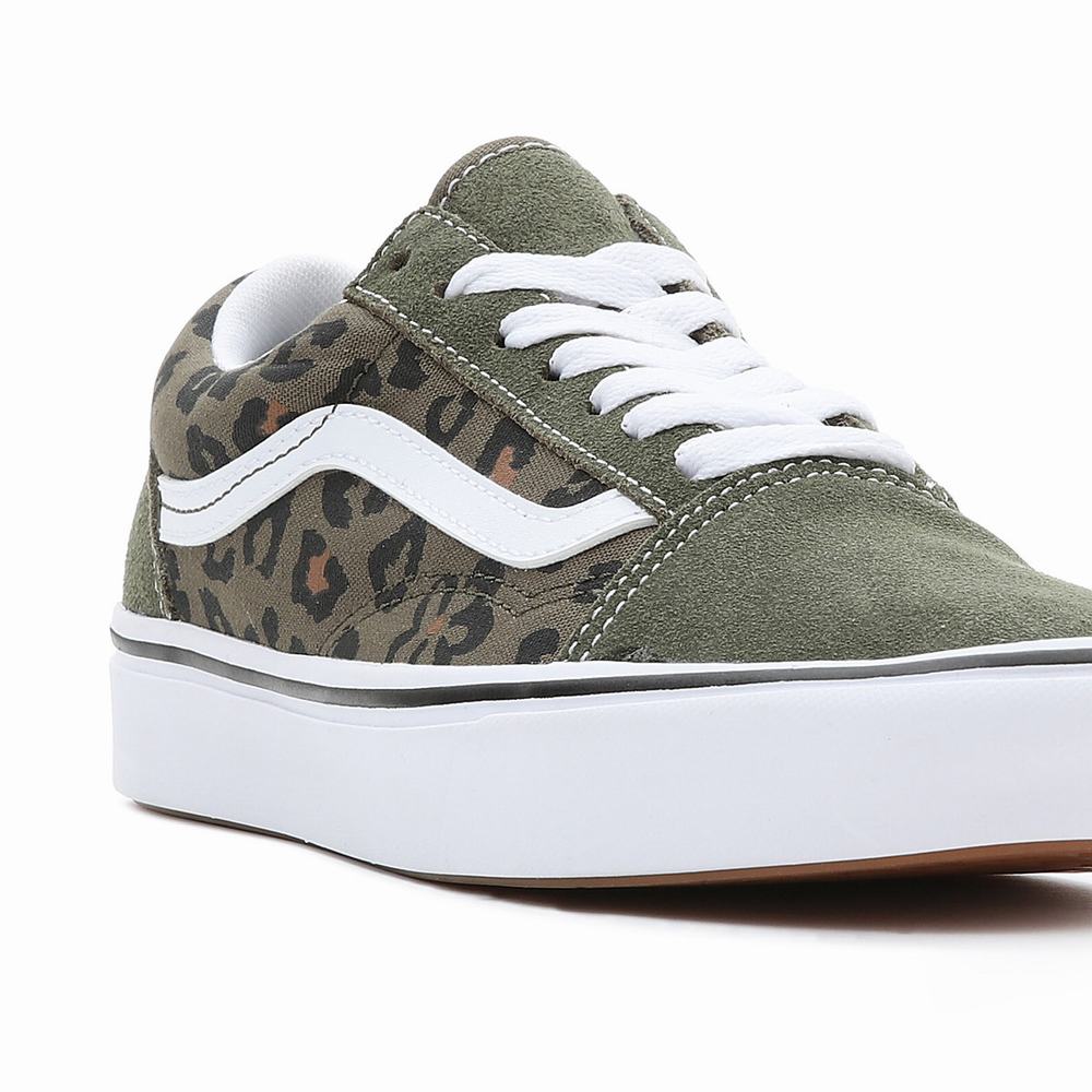 Men's Vans ComfyCush Old Skool Sneakers Green | USA70648