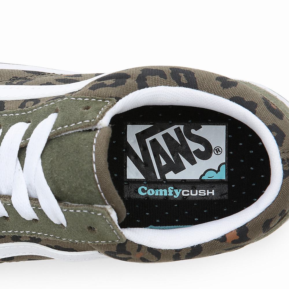 Men's Vans ComfyCush Old Skool Sneakers Green | USA70648