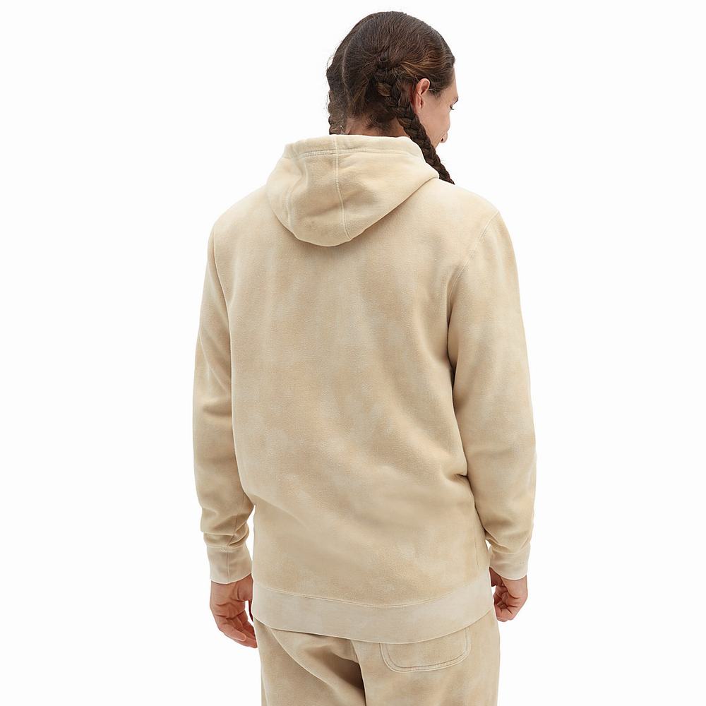 Men's Vans ComfyCush Wash Hoodie White | USA51982