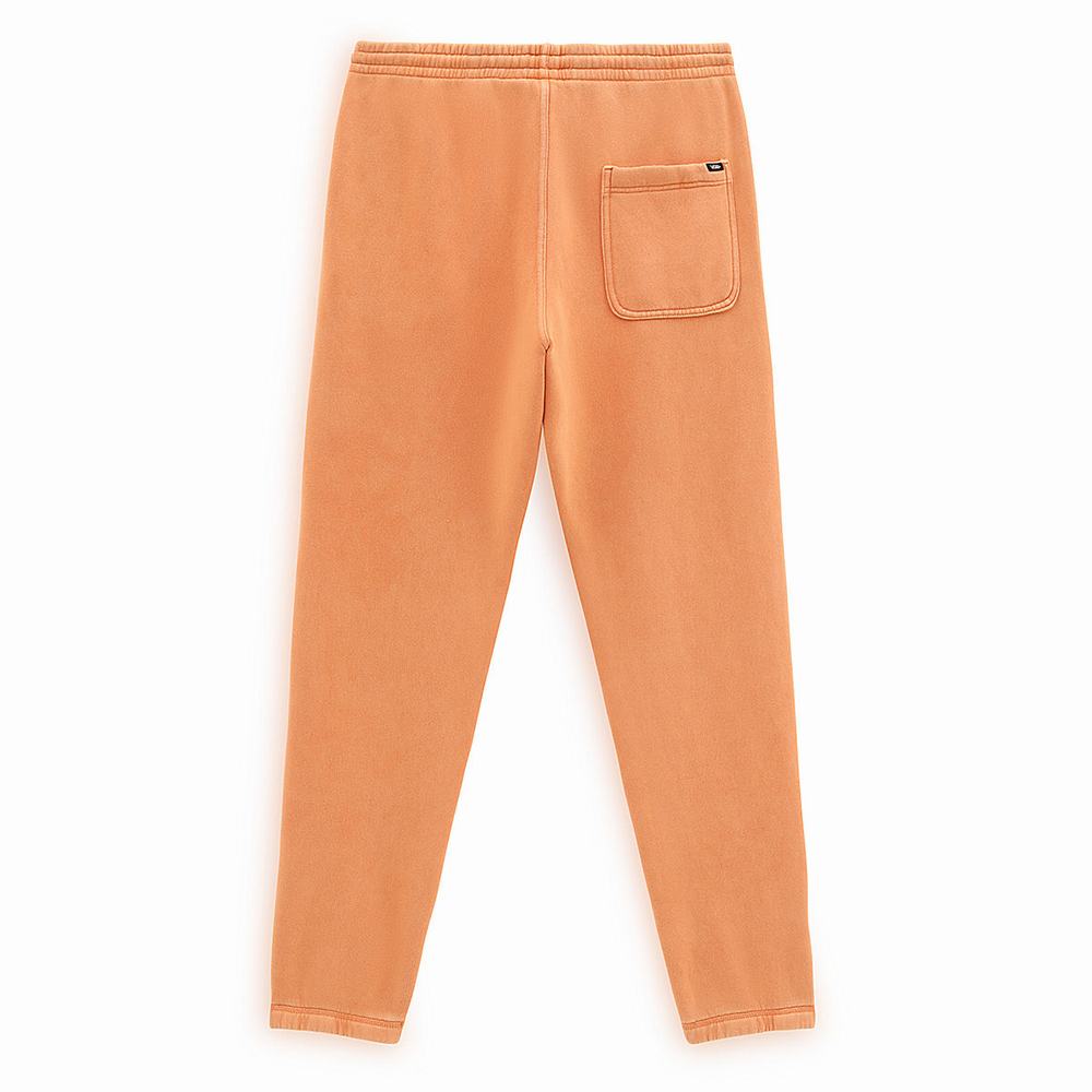 Men's Vans ComfyCush Wash Sweatpants Orange | USA93285