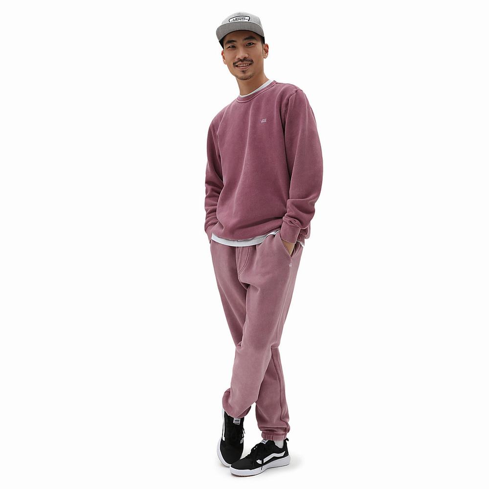 Men's Vans ComfyCush Wash Sweatpants Pink | USA80371