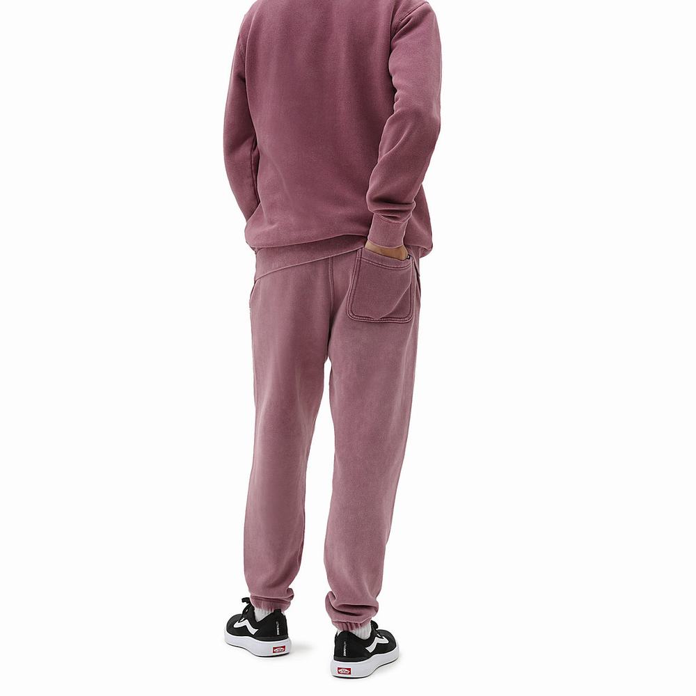 Men's Vans ComfyCush Wash Sweatpants Pink | USA80371