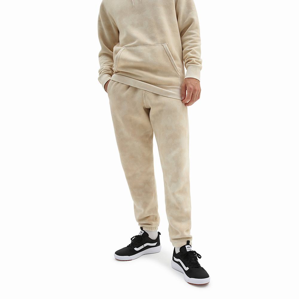 Men\'s Vans ComfyCush Wash Sweatpants White | USA07832