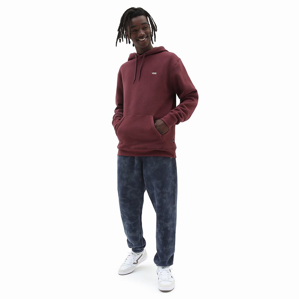 Men's Vans Comfycush Hoodie Red | USA83270