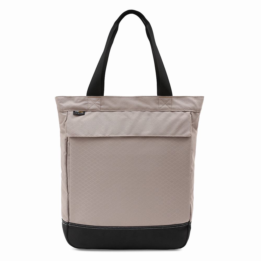 Men's Vans Construct DX Tote Bags Beige | USA76530