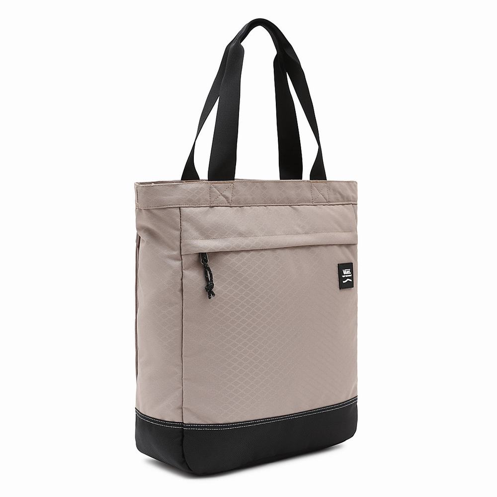 Men's Vans Construct DX Tote Bags Beige | USA76530