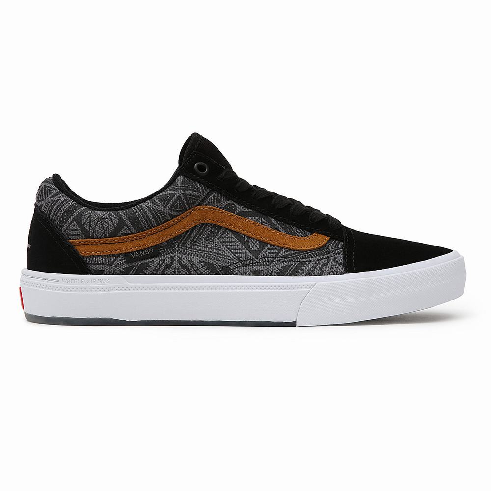 Men's Vans Courage Adams BMX Old Skool Sneakers Black / Grey | USA34109