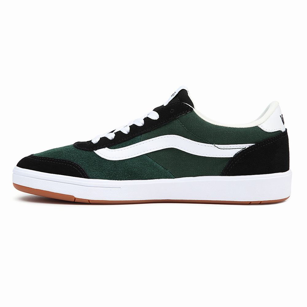 Men's Vans Cruze Too ComfyCush Sneakers Black / Green | USA04526