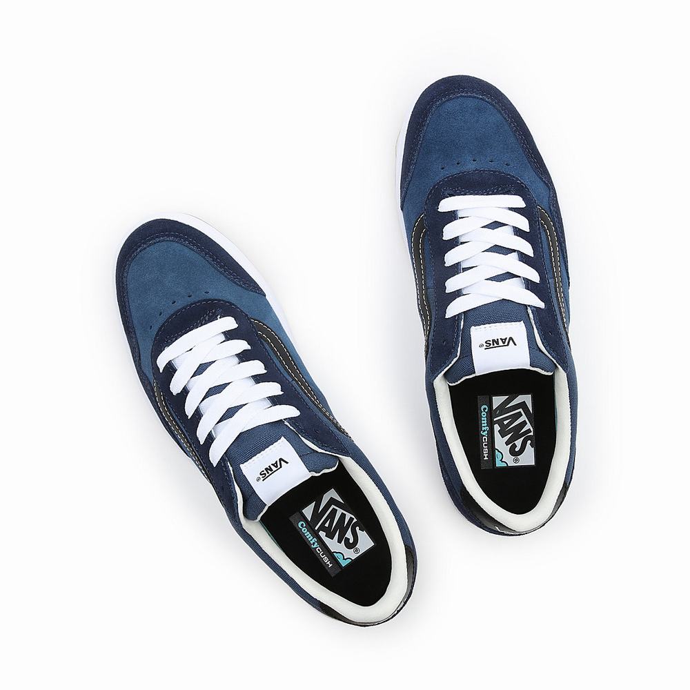 Men's Vans Cruze Too ComfyCush Sneakers Blue | USA32187