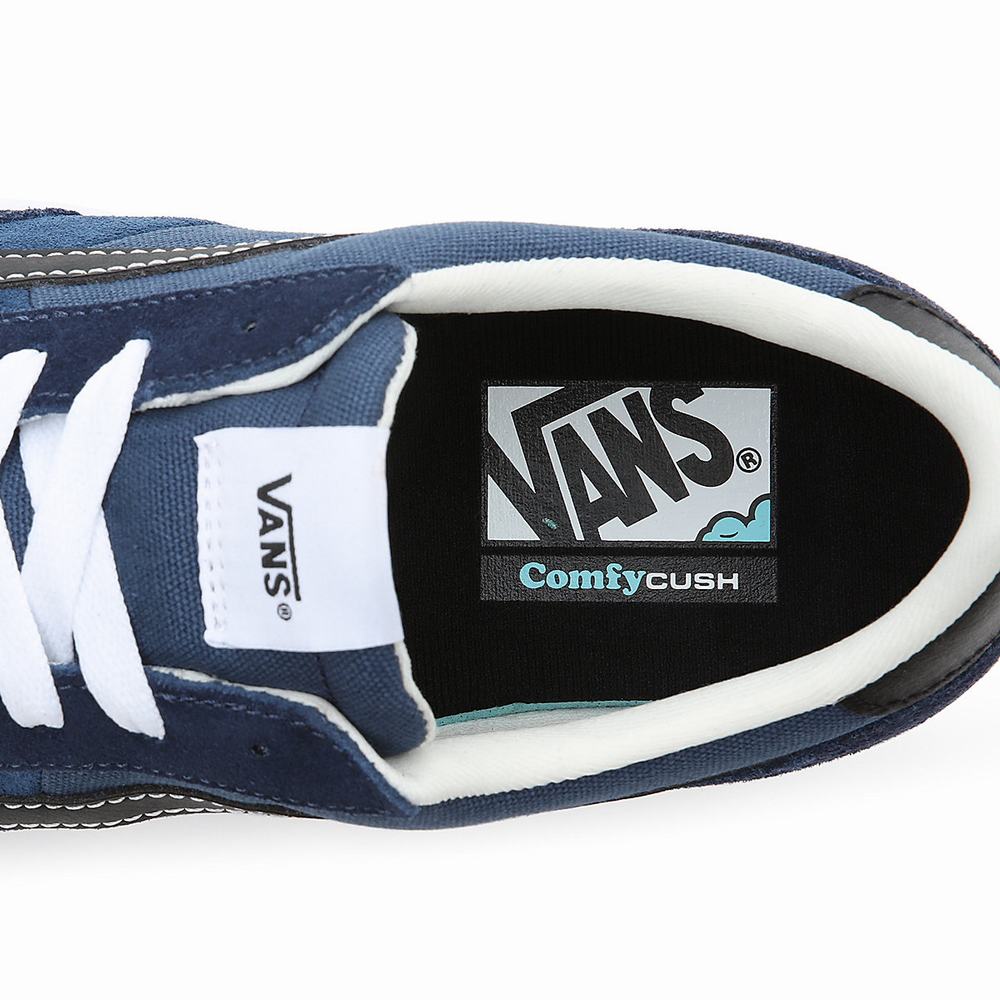 Men's Vans Cruze Too ComfyCush Sneakers Blue | USA32187