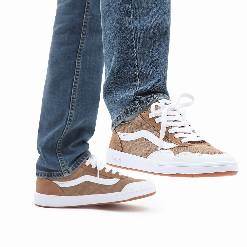 Men's Vans Cruze Too ComfyCush Sneakers Brown | USA69815